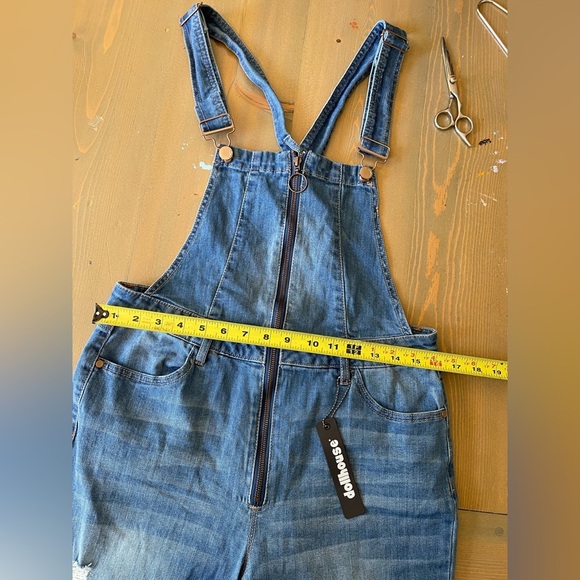 Dollhouse Classic Blue Overalls Size 16 - Picture 6 of 6